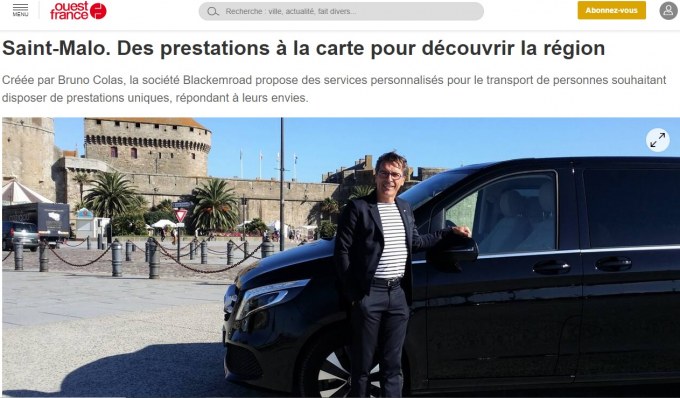 BLACKEMROAD - Chauffeur Privé VTC Saint Malo