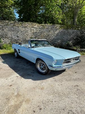 Ford Mustang, véhicule de colelction, mariage, Côte d'Emeraude, Ille et Vilaine, Manche